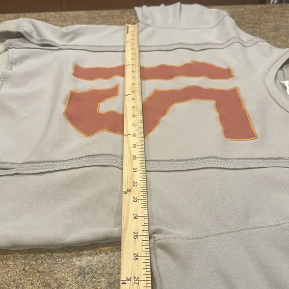 In Loom Jersey Washed Pullover Color Stonewash Womens Size Small Oversized - Picture 13 of 13